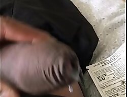 Young Black Teen with heavy Dick