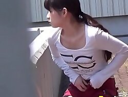Asians pee concerning public and outdoors