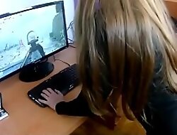 girlfriend gamer plays while her fuck. Girl:  xxx video 37yFApI