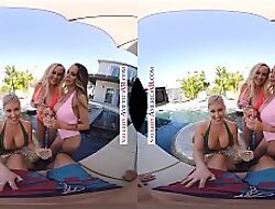 Naughty America Three hotties bang their friend's sprog near VR